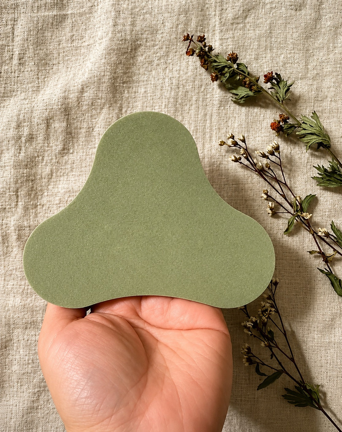 Neck Patch on linen with herbs